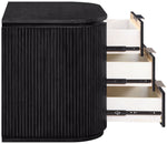 Astrid - Solid Wood And Oak Veneer Nightstand