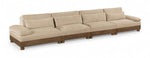 Turin - Chenille Fabric Upholstered Modular Sectional - Beige