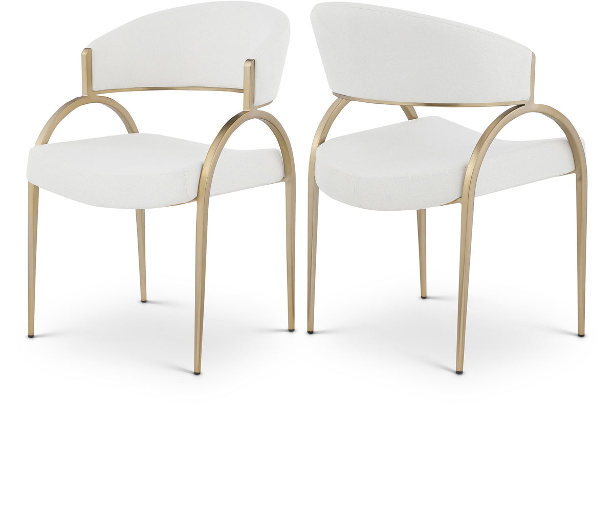 Privet - Dining Chair (Set of 2) - Gold Base