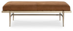 Melange - Tobin Cocktail Ottoman - Brown