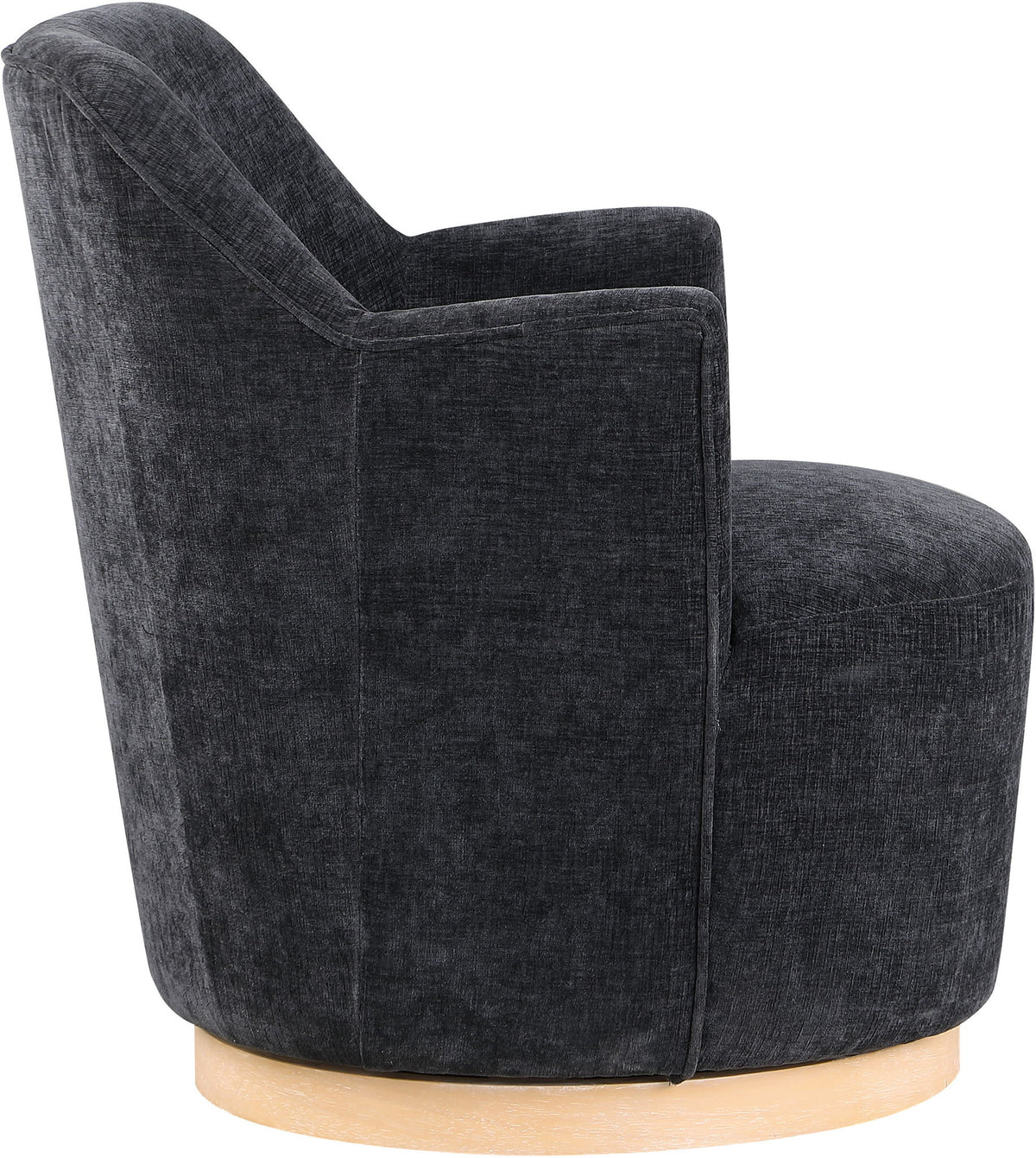 Clarita - Chenille Swivel Accent Chair