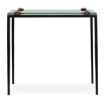Averona - Glass Top Accent Table - Bronze