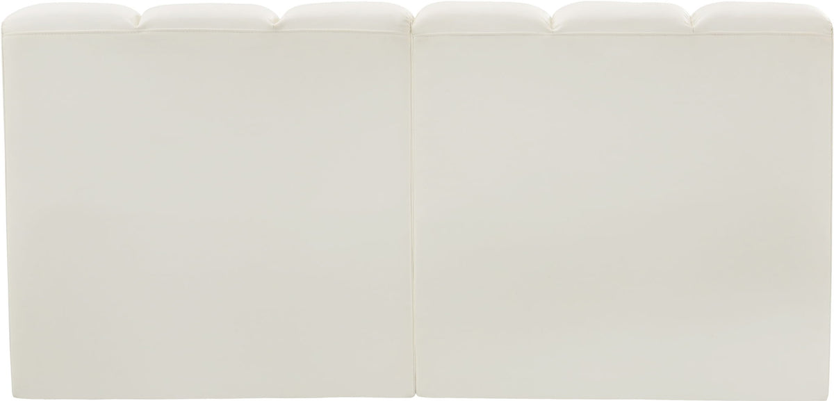 Arc - Faux Leather 2 Seats Modular Sofa