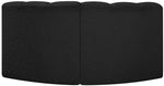Arc - Boucle Fabric 2 Piece Modular Sofa
