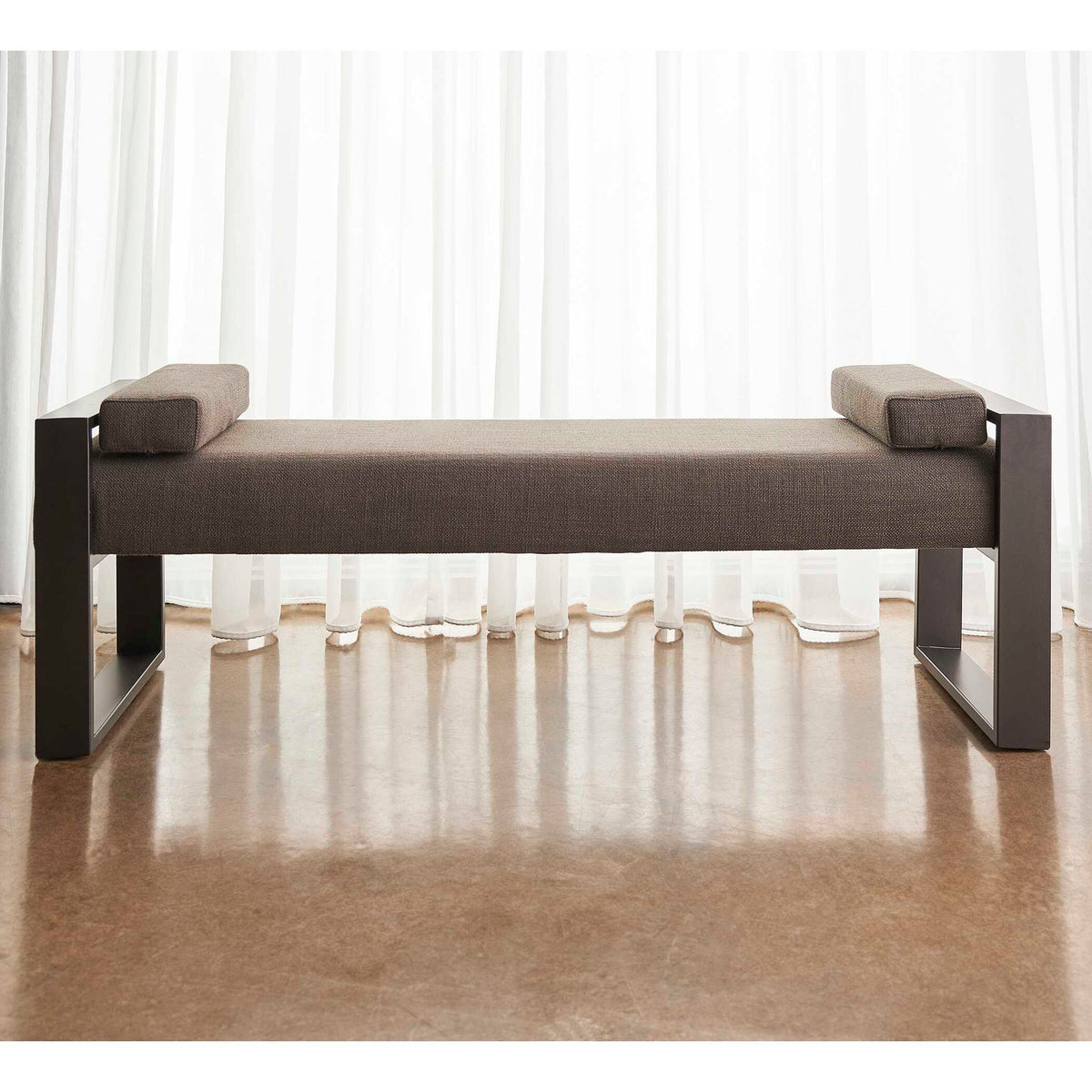 Kenway - Accent Bench - Black / Gray