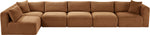 Shaggy - Fabric 6 Piece Modular Sectional