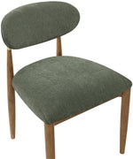 Riccio - Fabric Dining Side Chair (Set of 2) - Walnut Frame