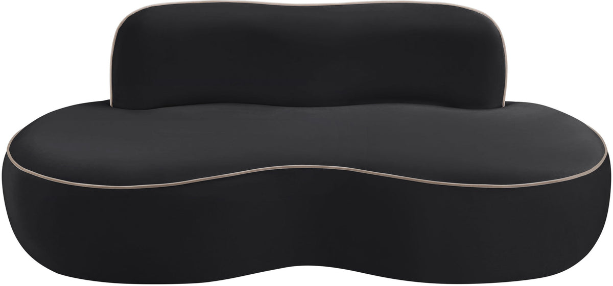 Swerve - Velvet 77" Upholstered Loveseat