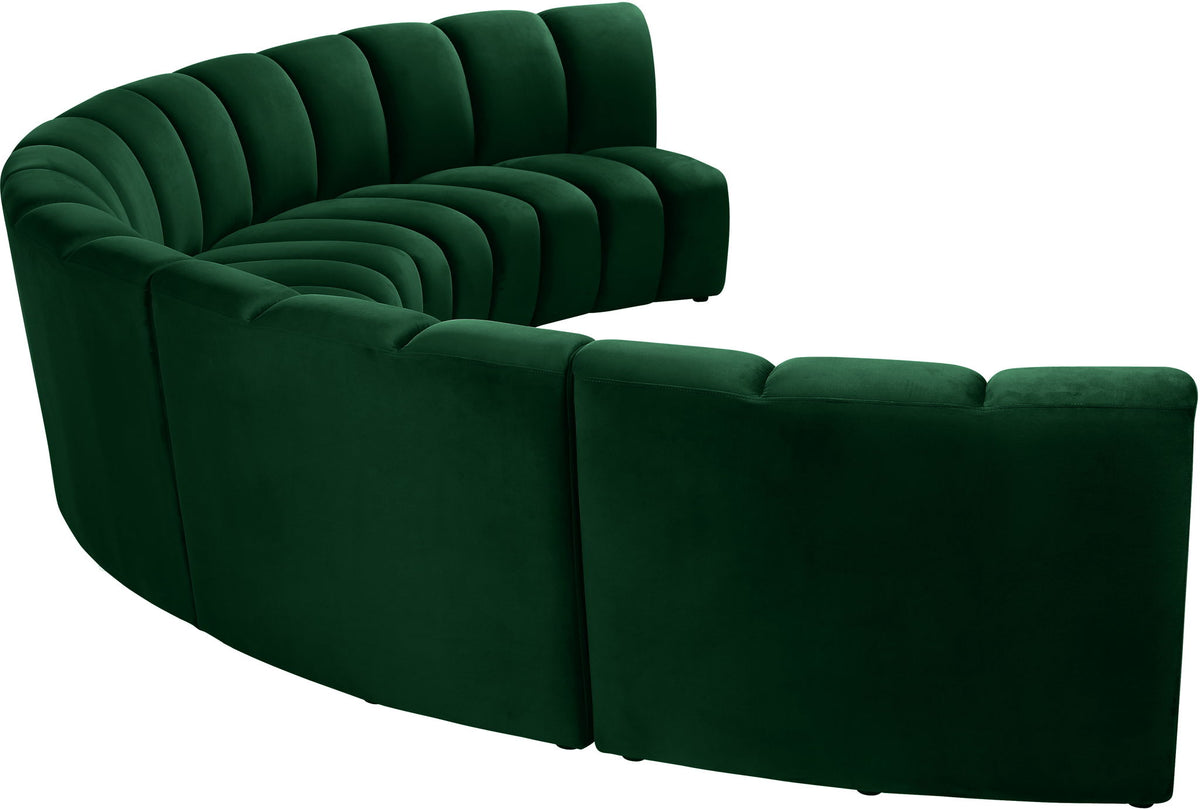 Infinity - 5 Piece Velvet Modular Sectional