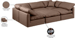 Indulge - Faux Leather 6 Piece Modular Sectional