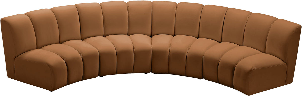 Infinity - 4 Piece Modular Sectional - Saddle