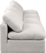 Indulge - Linen 4 Seat Modular Armless Sofa