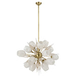 Casanova - Pendant - Bright Brass / White