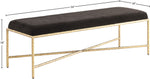 Valley - Bench With Gold Frame