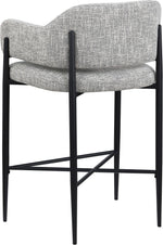 Dame - Fabric Upholstered Counter Stool (Set of 2)