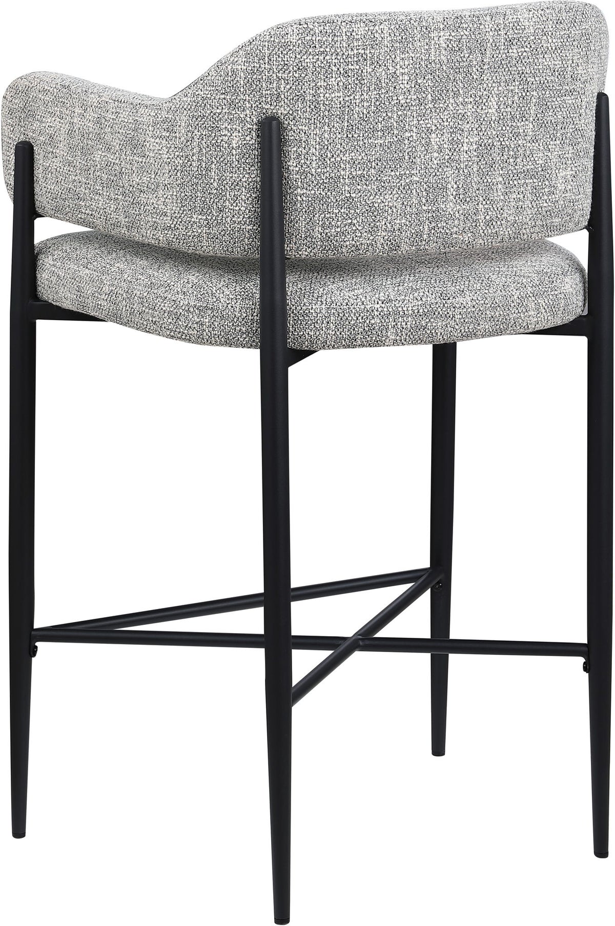 Dame - Fabric Upholstered Counter Stool (Set of 2)