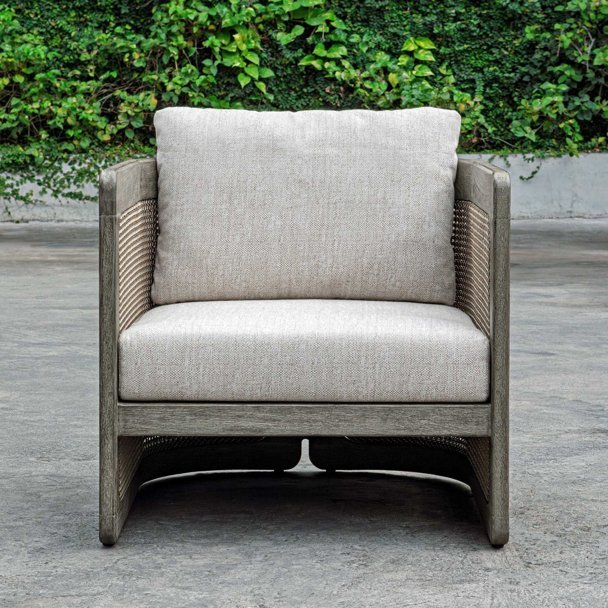 Dartmoor - Outdoor Barrel Chair - Weathered Gray