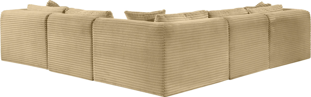 Shaggy - 5 Piece Modular Corner Sectional