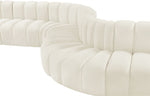 Arc - Velvet 8 Piece Curved Modular Sofa
