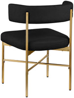 Rivage - Durable Dining Chair With Gold Frame (Set of 2)