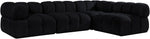 Orin - Fabric Velvet 4 Piece Modular Sectional