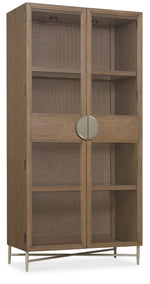 Sonnet - Display Cabinet - Dark Gray / Light Brown