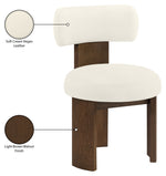 Atelier - Vegan Leather Upholstered Dining Chair (Set of 2) - Painted Brown Frame