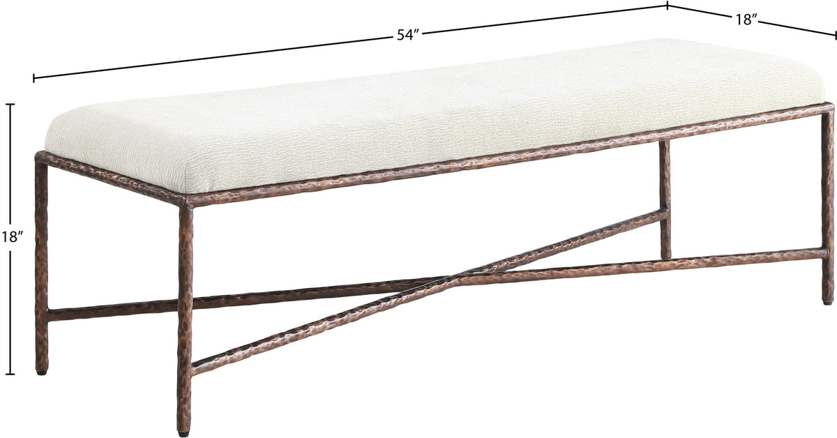 Valley - Bench With Bronze Frame