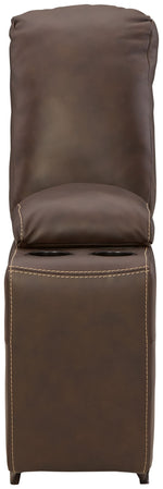 Dunleith - 9-Piece Power Reclining Sectional - Chocolate