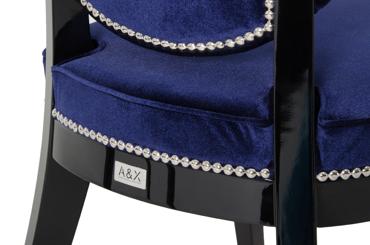 Isabella - Modern Blue Dining Chair (Set of 2) by VIG Furniture - View 7