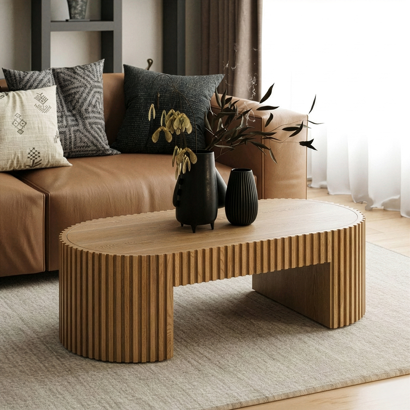 Albrite - Modern Natural Ash Coffee Table by VIG Furniture - View 8
