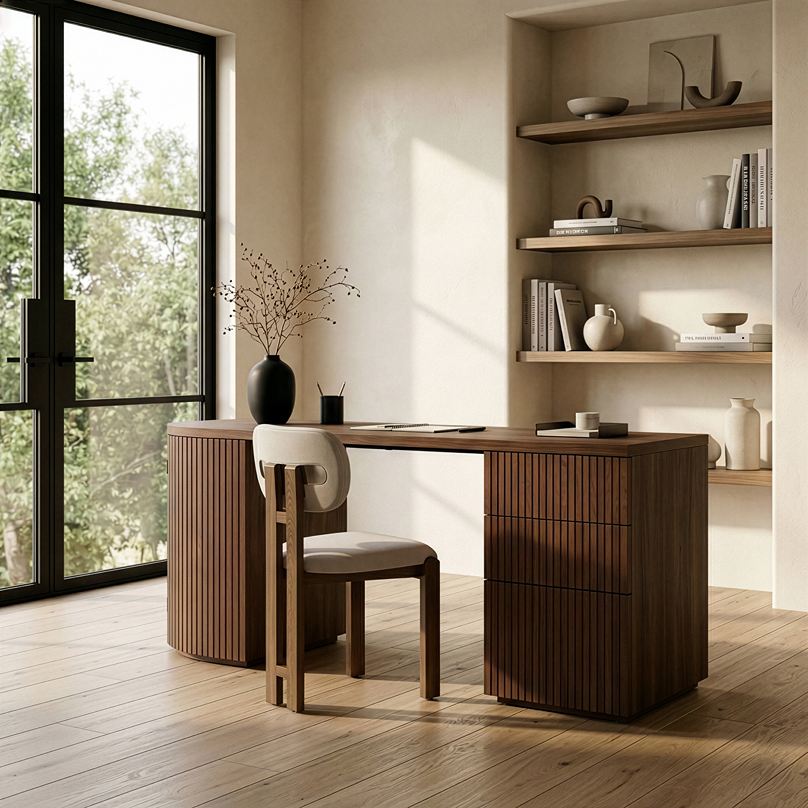 Albrite - Modern Walnut Desk by VIG Furniture - View 10