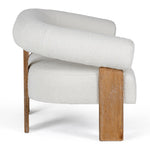 Aledo - Modern Off-White Fabric + Oak Loveseat by VIG Furniture - View 2
