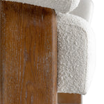 Aledo - Modern Off-White Fabric + Oak Loveseat by VIG Furniture - View 4