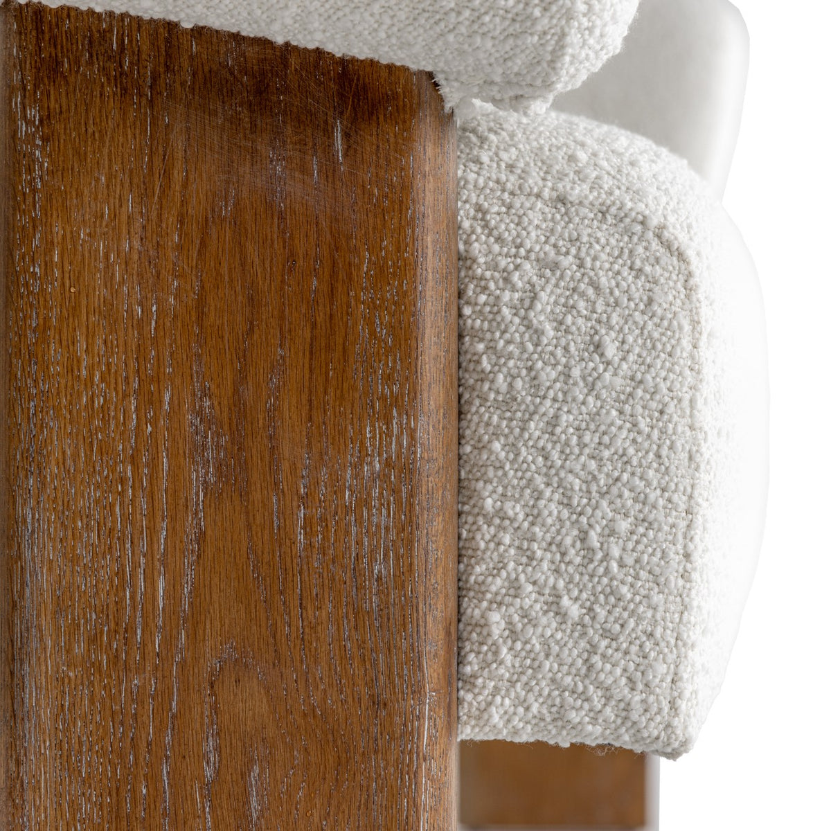 Aledo - Modern Off-White Fabric + Oak Loveseat by VIG Furniture - View 4