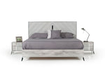Eastern King Alexa Italian Modern Grey Bedroom Set