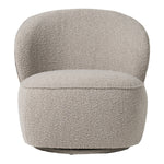 Allis - Glam Grey and Black Fabric Swivel Accent Chair by VIG Furniture - View 8