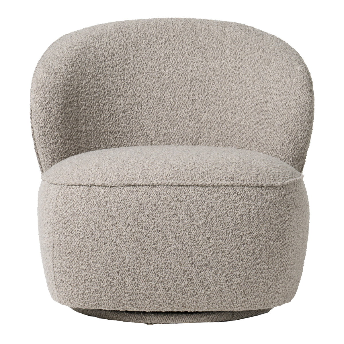 Allis - Glam Grey and Black Fabric Swivel Accent Chair by VIG Furniture - View 8