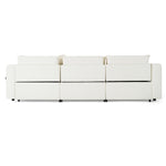 Almagre - Modern White Fabric Sofa w/ 3 Electric Recliners by VIG Furniture - View 4