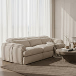 Ambler - Modern Off-White Fabric Sofa w/ 2 Power Recliners by VIG Furniture - View 7