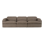 Ambler - Modern Brown Fabric Sofa w/ 2 Power Recliners by VIG Furniture - View 1