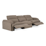 Ambler - Modern Brown Fabric Sofa w/ 2 Power Recliners by VIG Furniture - View 3