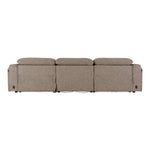 Ambler - Modern Brown Fabric Sofa w/ 2 Power Recliners by VIG Furniture - View 5