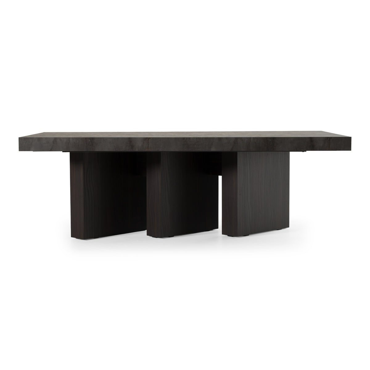 Amsterdam - Modern Grey Volcano & Eucalyptus Oak Dining Table by VIG Furniture - View 1