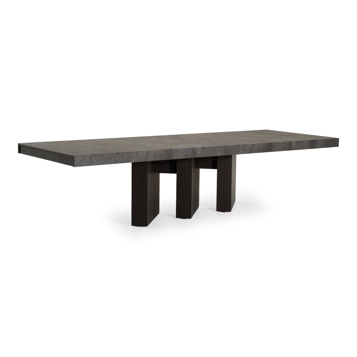 Amsterdam - Modern Grey Volcano & Eucalyptus Oak Dining Table by VIG Furniture - View 5