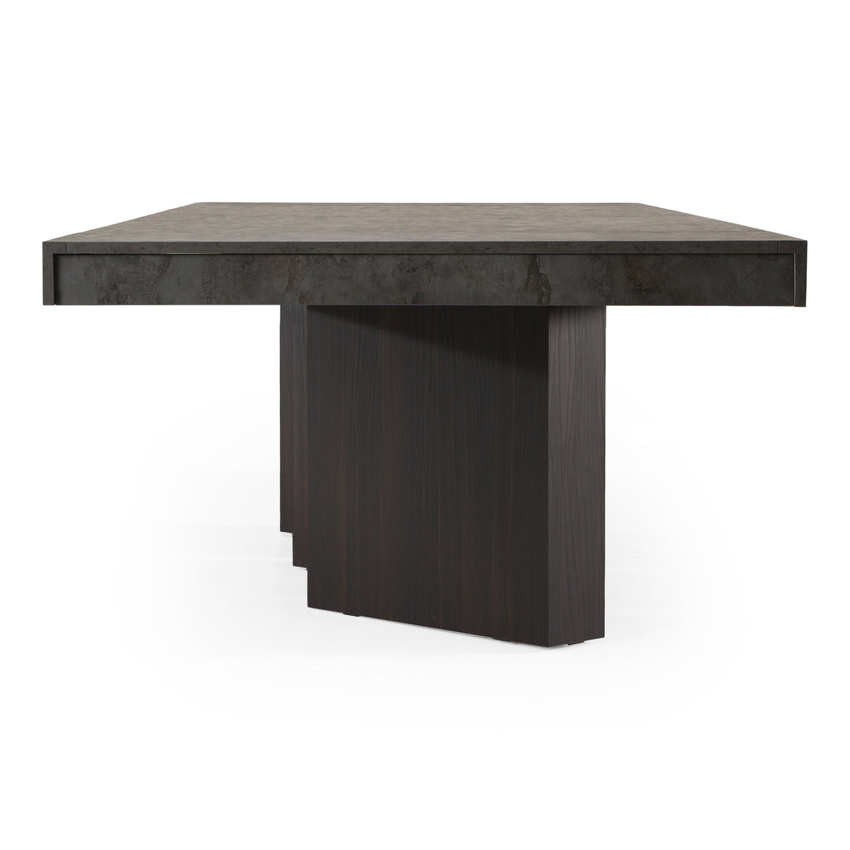 Amsterdam - Modern Grey Volcano & Eucalyptus Oak Dining Table by VIG Furniture - View 6
