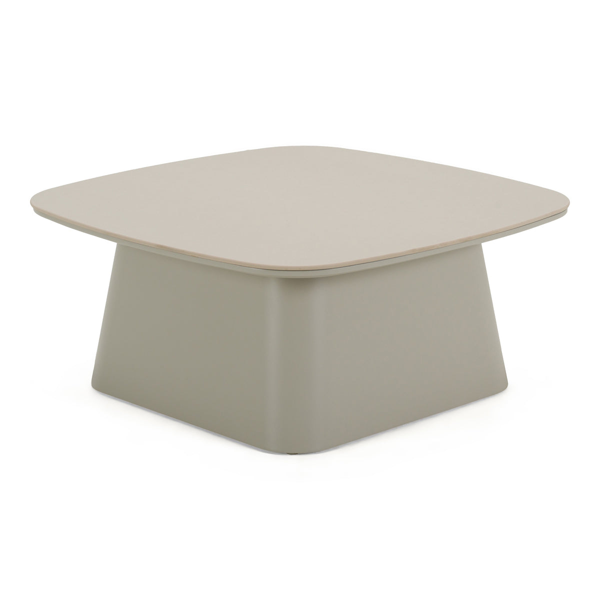Anchor - Outdoor Grey Stone + Aluminum Coffee Table by VIG Furniture - View 2