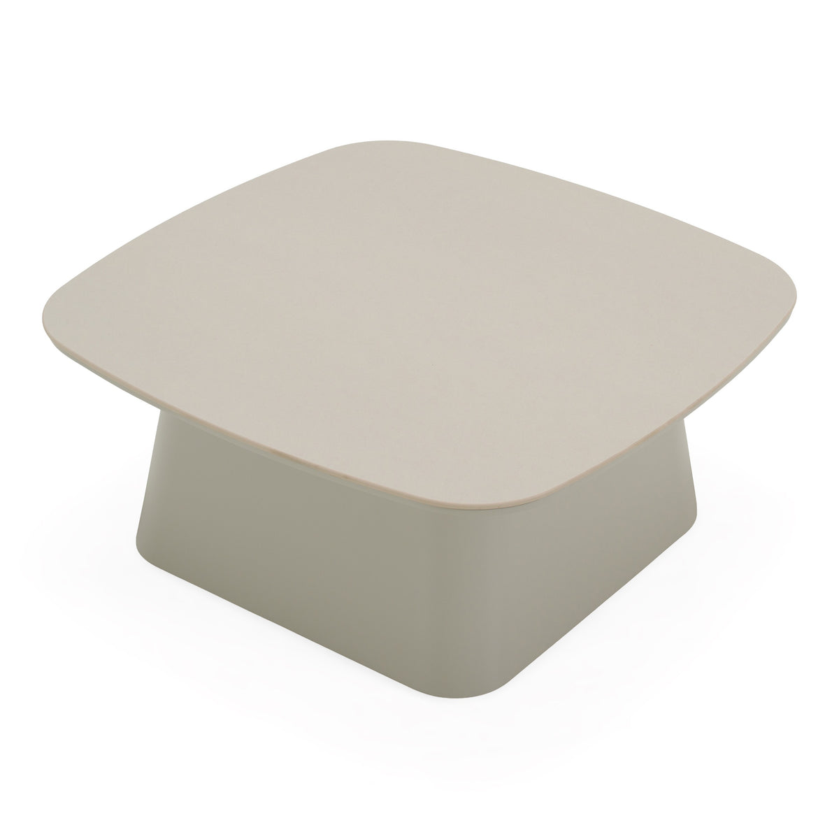 Anchor - Outdoor Grey Stone + Aluminum Coffee Table by VIG Furniture - View 3