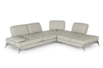 Andrea - Modern Grey Leather Sectional Sofa by VIG Furniture - View 2