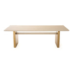 Angus - Modern Cream Ash + Gold Dining Table by VIG Furniture - View 1